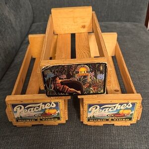 Peaches Record Store Wood cassette trays